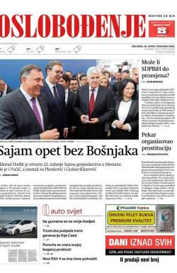 Oslobođenje - broj 25994, 10. apr 2019.