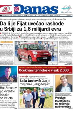 Danas - broj 7225, 11. jul 2017.