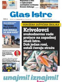 Glas Istre - broj 221, 12. avg 2020.