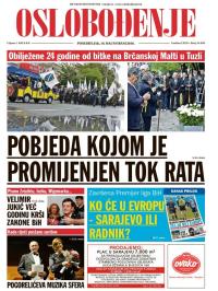 Oslobođenje - broj 24.958, 16. maj 2016.