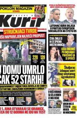 Kurir - broj 2240, 13. maj 2020.