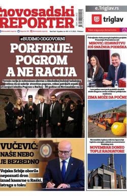 Novosadski reporter - broj 403, 4. nov 2022.