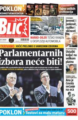 Blic - broj 7181, 9. feb 2017.