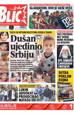 Blic - broj 7756, 18. sep 2018.