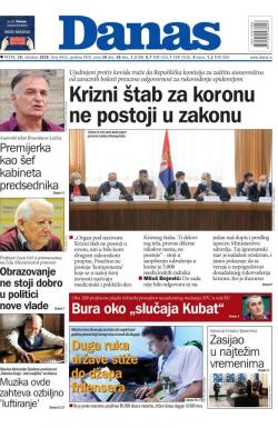 Danas - broj 8432, 30. okt 2020.