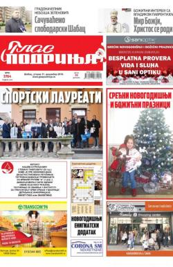 Glas Podrinja - broj 3764, 31. dec 2019.