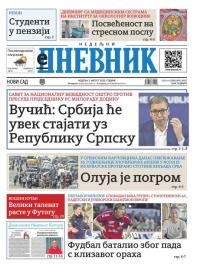 Dnevnik - broj 28157, 3. avg 2025.