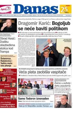 Danas - broj 7031, 29. dec 2016.