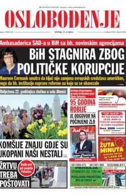 Oslobođenje - broj 24.563, 17. apr 2015.