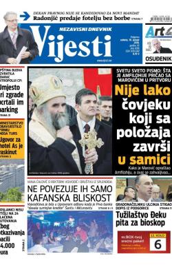 Vijesti - broj 6396, 16. jan 2016.