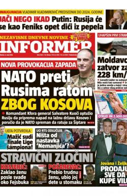 Informer - broj 1835, 8. maj 2018.