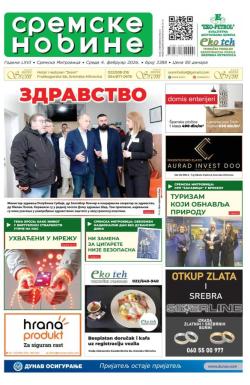 Sremske Novine - broj 3388, 4. feb 2026.