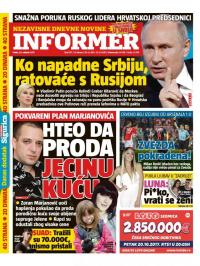 Informer - broj 1671, 20. okt 2017.