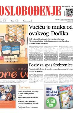 Oslobođenje - broj 27982, 8. avg 2025.