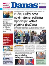 Danas - broj 6573, 28. sep 2015.