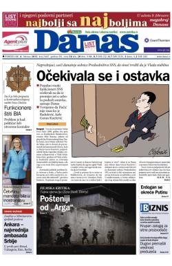 Danas - broj 5607, 4. feb 2013.