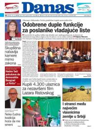 Danas - broj 7590, 11. jul 2018.