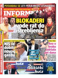 Informer - broj 4123, 31. okt 2025.