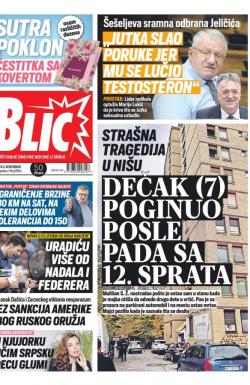 Blic - broj 8164, 9. nov 2019.