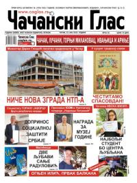 Čačanski glas - broj 20, 23. maj 2025.
