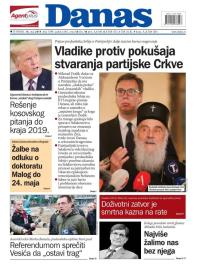Danas - broj 7899, 16. maj 2019.