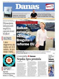 Danas - broj 7973, 29. jul 2019.