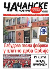 Čačanske novine - broj 743, 11. maj 2021.