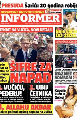 Informer - broj 972, 14. jul 2015.