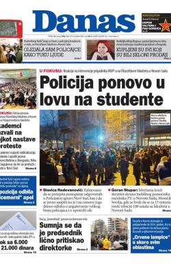 Danas - broj 10124, 23. jan 2026.