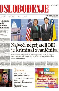 Oslobođenje - broj 25268, 31. mar 2017.