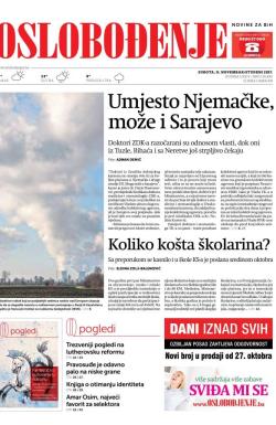 Oslobođenje - broj 25490, 11. nov 2017.