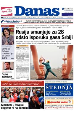 Danas - broj 6241, 31. okt 2014.