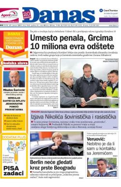 Danas - broj 7060, 27. jan 2017.