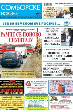 Somborske novine - broj 3270, 24. feb 2017.