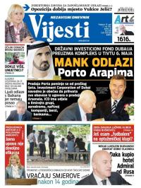Vijesti - broj 6501, 30. apr 2016.