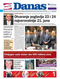 Danas - broj 6736, 9. mar 2016.