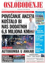 Oslobođenje - broj 24.895, 14. mar 2016.