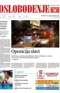 Oslobođenje - broj 26469, 31. avg 2020.