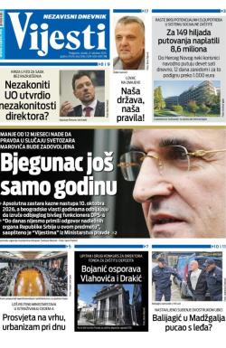 Vijesti - broj 9869, 21. okt 2025.