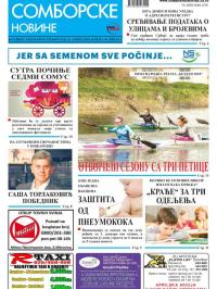 Somborske novine - broj 3329, 13. apr 2018.
