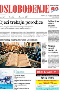 Oslobođenje - broj 27205, 23. jan 2023.