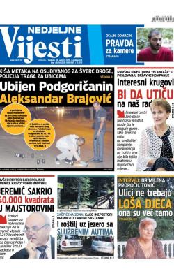 Vijesti - broj 6246, 16. avg 2015.