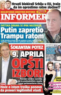 Informer - broj 1401, 2. dec 2016.