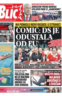 Blic - broj 8133, 9. okt 2019.