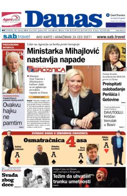 Danas - broj 5981, 13. feb 2014.