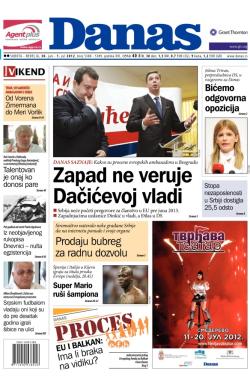 Danas - broj 5388-5389, 30. jun 2012.