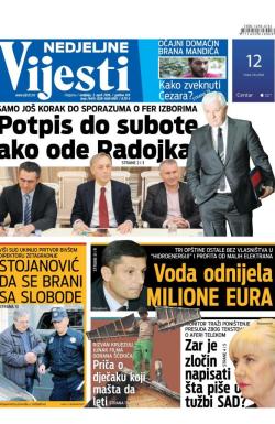 Vijesti - broj 6474, 3. apr 2016.