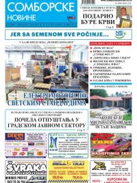 Somborske novine - broj 3230, 20. maj 2016.