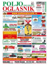 Poljoprivredni Oglasnik - broj 412, 6. dec 2019.