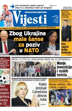 Vijesti - broj 5784, 6. maj 2014.